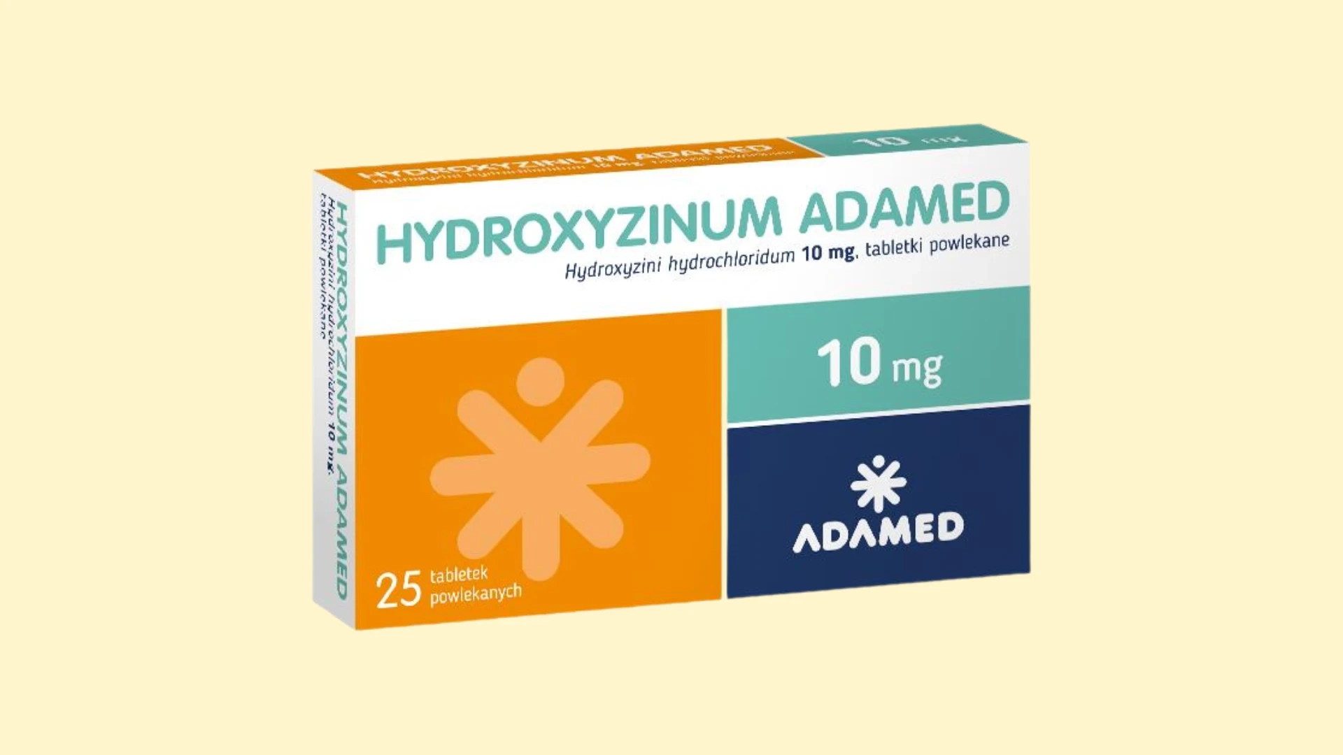 Opakowanie leku Hydroxyzinum Adamed 10 mg